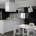 Кухня (гарнитур для кухни) Light GLOSSY WHITE AND BLACK