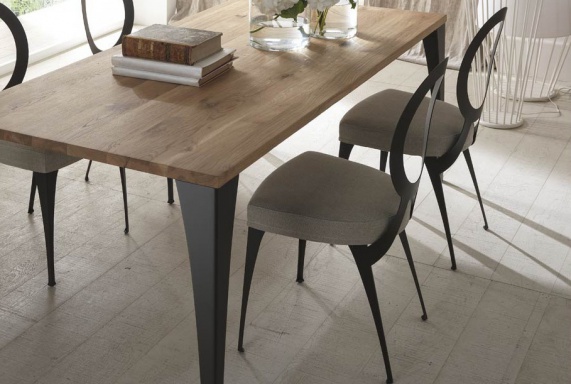 Стул Miss uncovered backrest