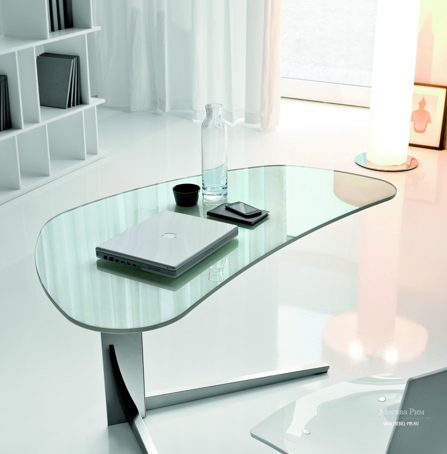 современные компьютерные столы для дома из стекла