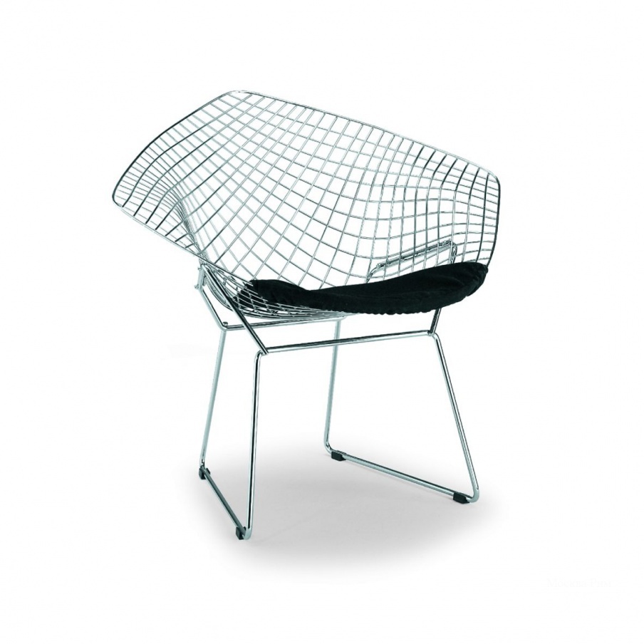 Кресло Bertoia Diamond черное