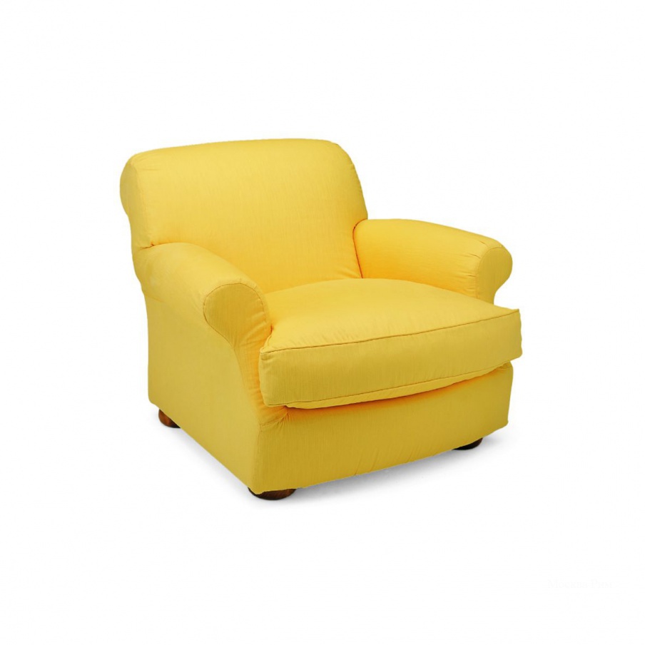 Кресло раскладное желтое