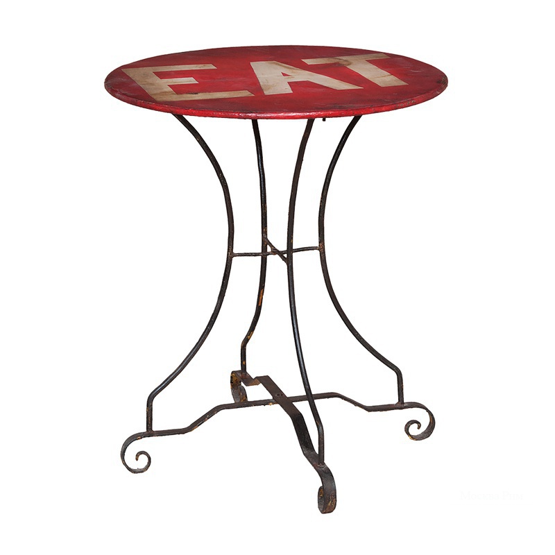 bistro metal table